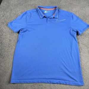 Nike Golf Dri-Fit Shirt Mens XL Standard Fit Logo Casual Outdoor Summer Golf